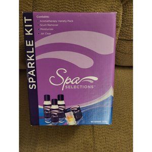Spa Selections 86211 Sparkle Kit 4-Piece Easy Spa Care Bundle